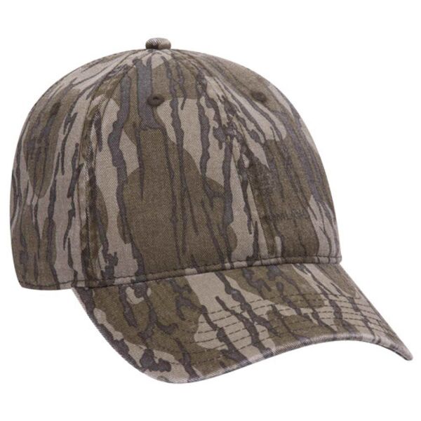 OTTO CAP® Mossy Oak Camouflage 6 Panel Low Profile Dad Hat Thumbnail