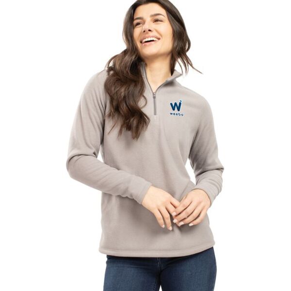 Ladies Micro-Lite Fleece 1/4 Zip Pullover Thumbnail