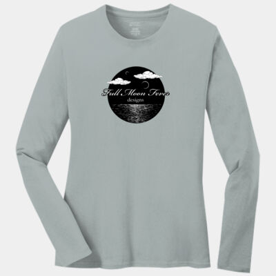 . - Ladies Long Sleeve Core Cotton Tee Thumbnail