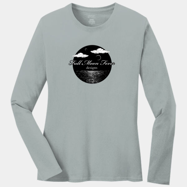 . - Ladies Long Sleeve Core Cotton Tee Thumbnail