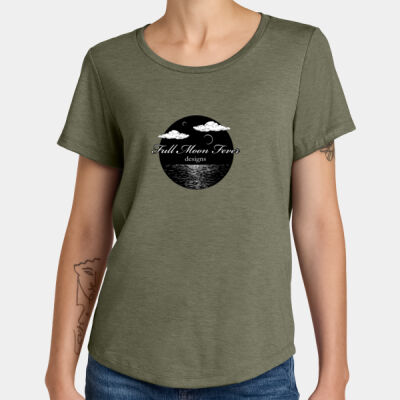 . - Women's Relaxed Tri Blend Scoop Neck Tee Thumbnail