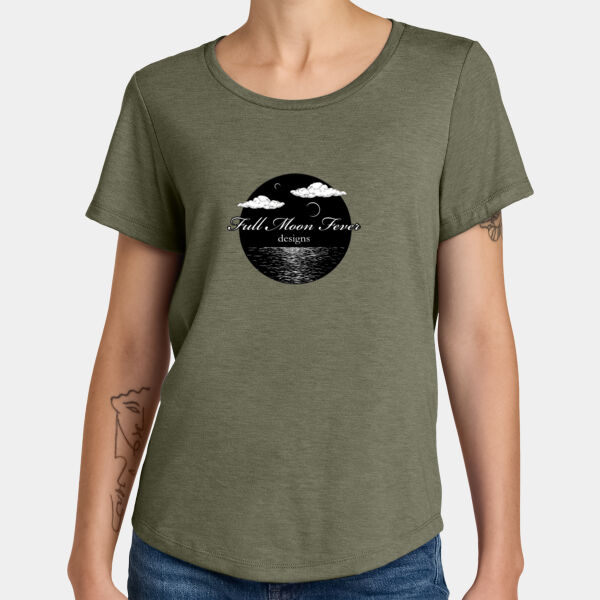 . - Women's Relaxed Tri Blend Scoop Neck Tee Thumbnail