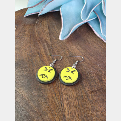 Mr. Yuck Dangle Earrings Thumbnail